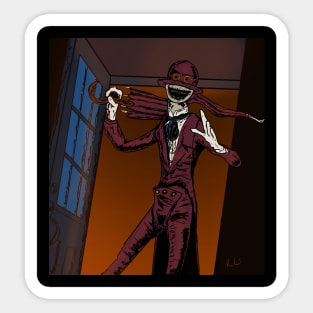 The Crooked Man Sticker